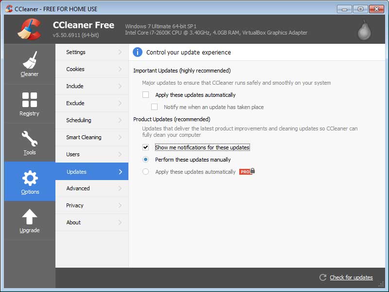 Ccleaner can